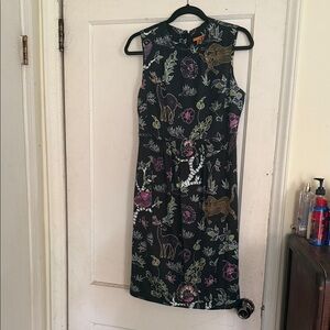 Tory Burch Black Print Shift Dress